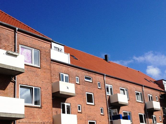 Østbyparken, tagrenovering